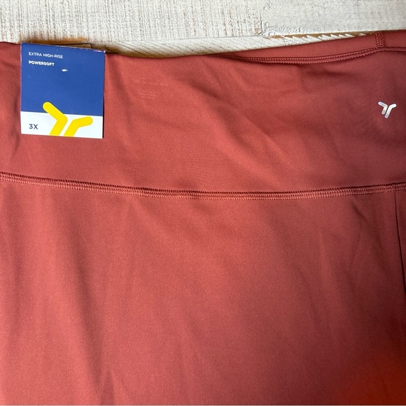 Old Navy Active Powersoft Skort Extra High Rise Go Dry Copper Red Womens Plus 3X - Picture 14 of 16